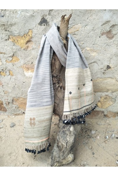 Grey Cotton Stole Grey Cotton Stole